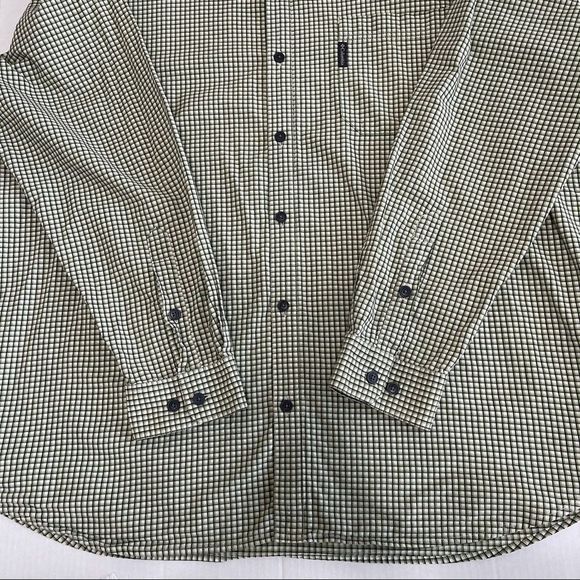 Columbia 100% Cotton Check Pattern Button Down Shirt Long Sleeve Pocket Men XXL - Picture 6 of 15
